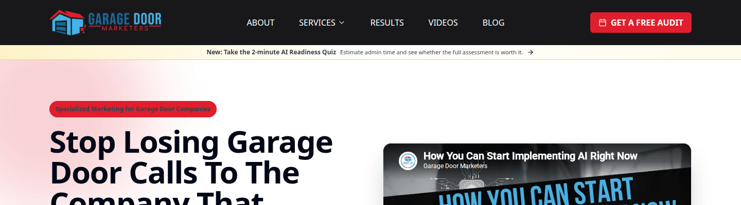 Garage Door Marketers screenshot