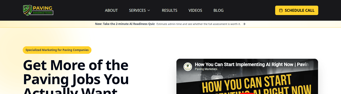Paving Marketers screenshot